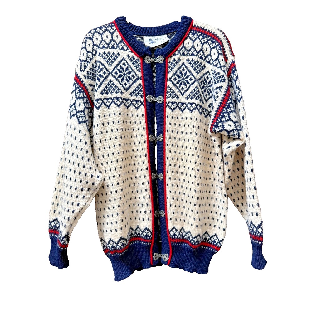 VTG Dale of‎ London for Bayard Sport Mode Zermatt Switzerland Cardigan Fair Isle